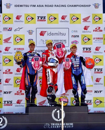 Pebalap Astra Honda Raih Podium Tertinggi di ARRC Mandalika