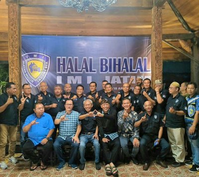 Halal Bihalal IMI Jatim. Tradisi tahunan merajut silaturahmi, sesama penggila juga bagian regulator otomotif di Jatim.