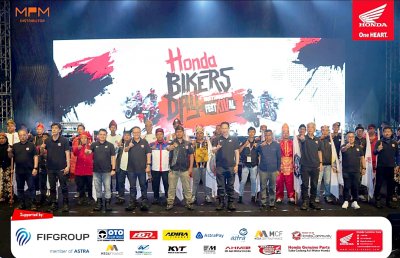 Honda Community Jatim Warnai Puncak Honda Bikers Day 2025 Bersama 32.373 Bikers se-Indonesia di Garut