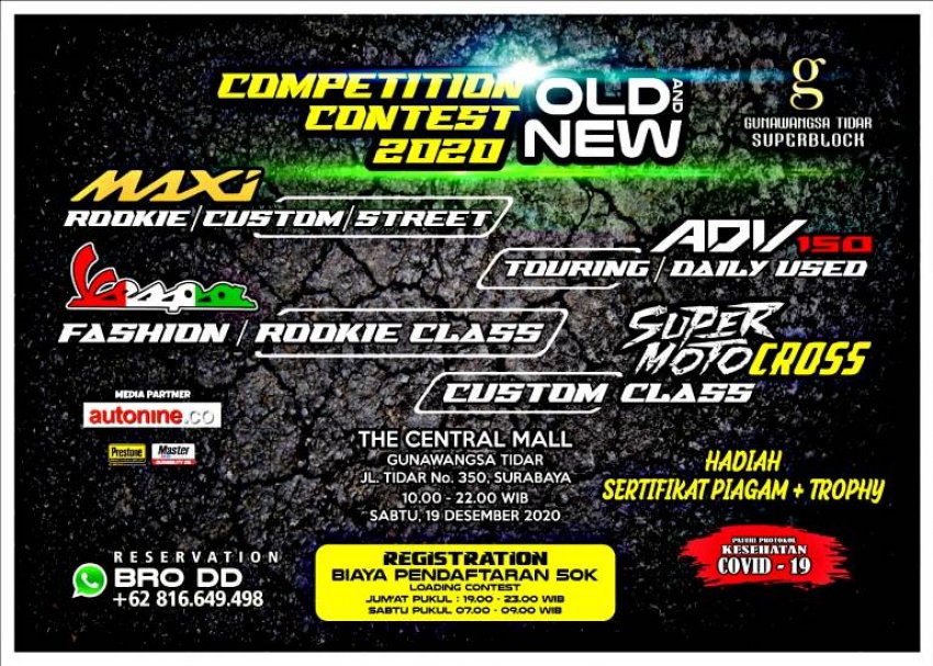 Preview Old New Competition Contest 2020 Surabaya 19 12 2020 Ajang Regenerasi Paling Asyik Penghobi