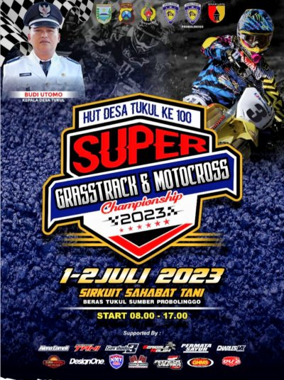 Preview - HUT Desa Tukul Ke 100 - Super Grasstrack &amp; Motocross Championship 2023, Probolinggo : TETAP FLEKSIBEL &amp; SUPEL KE PESERTA