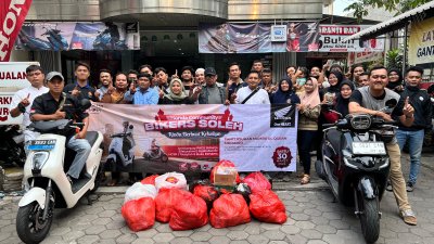 Berburu Berkah Ramadan, Paguyuban Honda Delta Sidoarjo Gelar Honda Community Bikers Sholeh