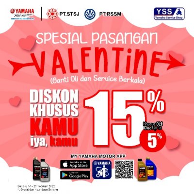 Yamaha STSJ : BERTEBAR PROMO SPESIAL DI HARI VALENTINE