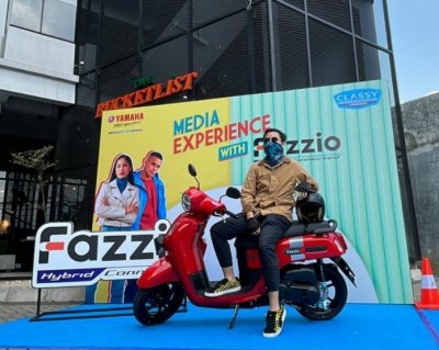 Yamaha Fazzio Hybrid - Connected : BERSAMA MEDIA &amp; KOMUNITAS MENIKMATI PENGALAMAN BERKENDARA BERKELAS