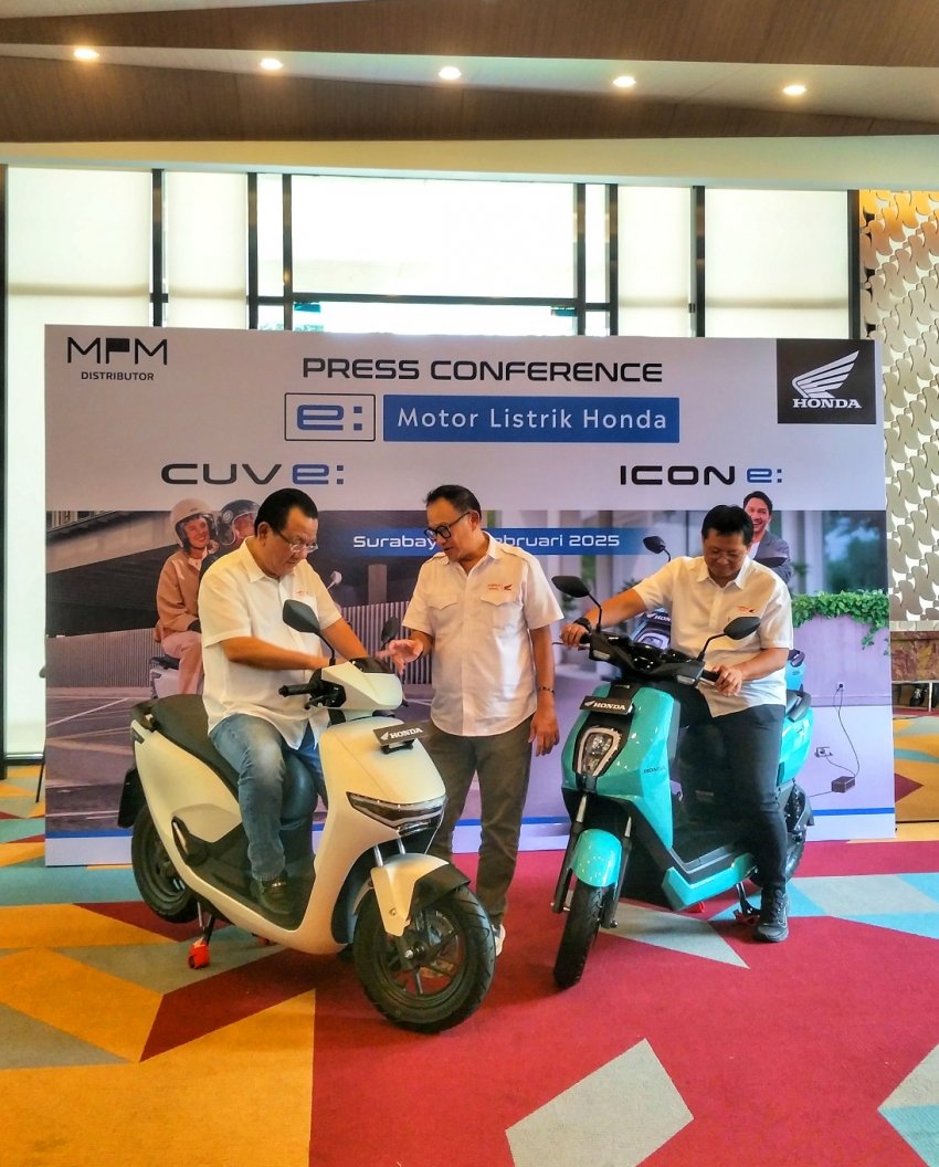 Perdana di Jawa Timur, MPM Honda Jatim Luncurkan Honda CUV e: dan ICON e: di Surabaya, Hadirkan Solusi Mobilitas Ramah Lingkungan