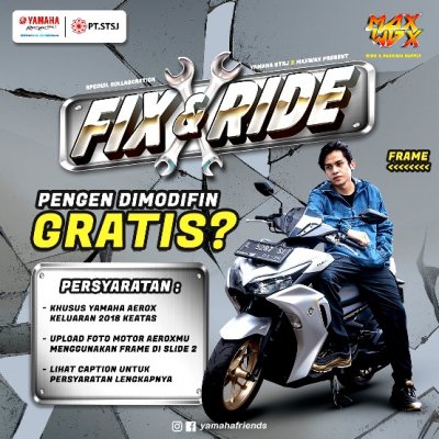 Yamaha STSJ : DAPATKAN KESEMPATAN MODIFIKASI GRATIS YAMAHA AEROX !