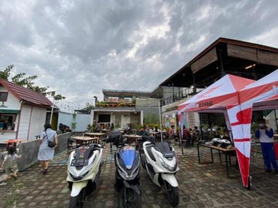 Komunitas Honda Jatim Ramaikan Roadshow PCX Riding Experience Di 6 Kota