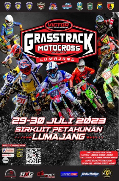 Preview - Victor Grasstrack Motocross Openchampionship 2023, Lumajang : TIMING KEJUARAAN PALING BERHARGA &amp; ISTIMEWA