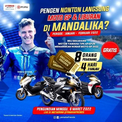 Yamaha STSJ : BAGI-BAGI TIKET NONTON MOTO GP GRATIS