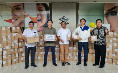 SUZUKI BERSINERGI BERSAMA SSC &amp; SCRC SALURKAN BANTUAN UNTUK KORBAN BENCANA CIANJUR