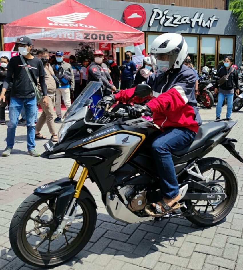 Riding Experience New Honda CB150X, Surabaya : TAMPILAN FRONT SPOILER ...