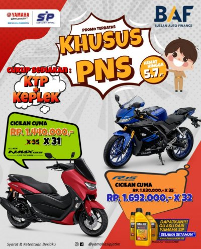 DISKON SPESIAL DARI YAMAHA STSJ UNTUK PNS