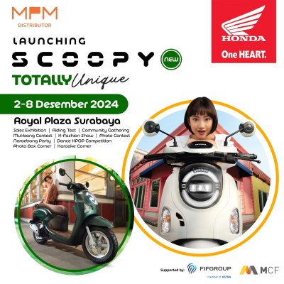 MPM Honda Jatim Gelar Regional Public Launching New Honda Scoopy : NIKMATI PENAWARAN SPESIAL &amp; SENSASI BARU GAYA BERKENDARA