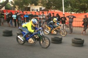 Gudang Garam Kapolres Cup IMS Drag Bike openchampionship 2019, Kediri. Banyak melahirkan juara baru di kelas karsidenan.