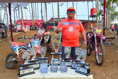 H. Rokhmawan Big Boss Rizqy Motorsport : MENGAPRESIASI KONSEP KEMASAN KEJUARAAN NASIONAL MOTOCROSS 2023 SERI 2 BANDUNG