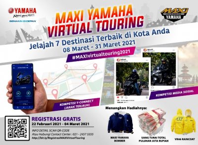 Yamaha Jatim : MENGAJAK KONSUMEN YAMAHA VIRTUAL TOURING &amp; DAPATKAN HADIAH MENARIK