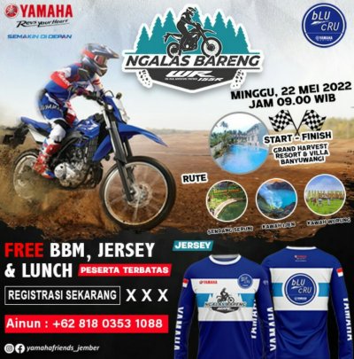 Yamaha Jatim : AJAK KONSUMEN WR 155 TRABASAN DI KAWASAN IJEN