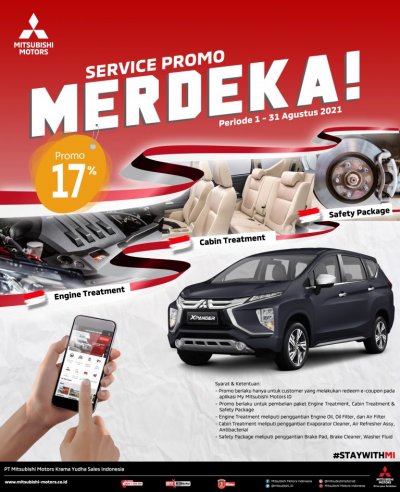 siap-siap merdeka dengan promo diskon dari Mitsubishi.