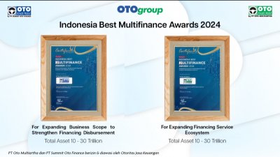 OTO Group Raih Dua Penghargaan Di Ajang Indonesia Best Multifinance Awards 2024