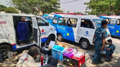 DUKUNG PERAWATAN TRANSPORTASI UMUM BAGI KENYAMANAN PUBLIK, SUZUKI GELAR SERVICE GRATIS KEPADA PELANGGAN FLEET MIKROTRANS