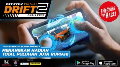 Brio Virtual Drift Challenge 2 : INSTAL &amp; MAINKAN, SLALOM HONDA BRIO RS BERHADIAH FANTASTIS