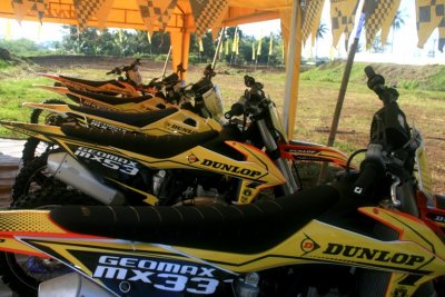 Djagung Racing Factory, Malang. Relaunching sponsor team MX 2021 &amp; di sirkuit pribadi Plengkung, Malang. 