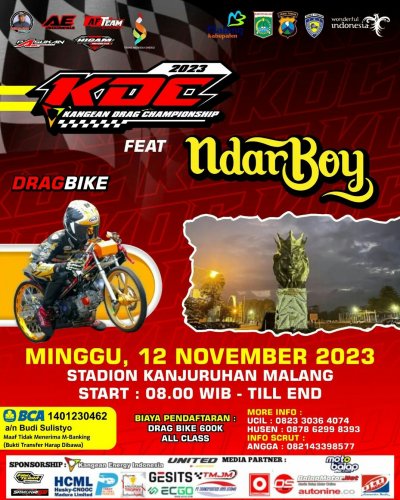 Preview Kangean Drag Championship 2023, Kepanjen : KEYWORD KDC MAKIN MEROKET ! KONSISTEN JAGA KREDIBELITAS