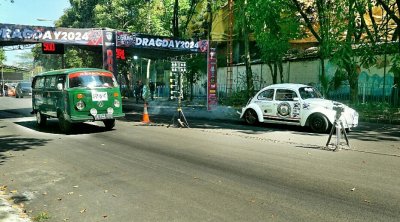 Drag Day DRT SRP 2024, Surabaya : DIBUAT SEMARAK OLEH ENGINEHOLIC VW MANIA !
