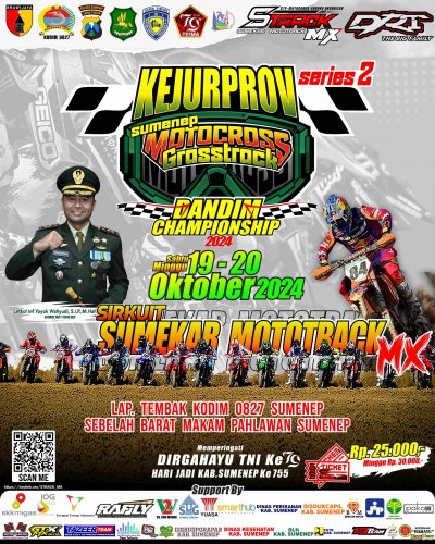 Preview - Kejurprov Jatim Motocross Grasstrack 2024, Seri II, Sumenep : MOMENTUM PERSETERUAN PANAS TRACKER &amp; CROSSER, BERADU KLASEMEN TERBAIK !