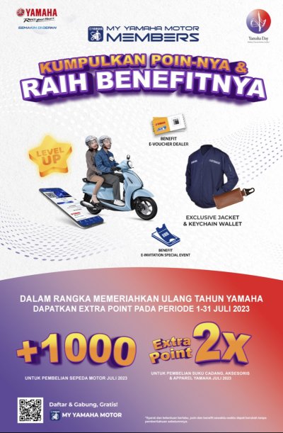 Gebyar Hadiah dan Promo di Yamaha Day 2023