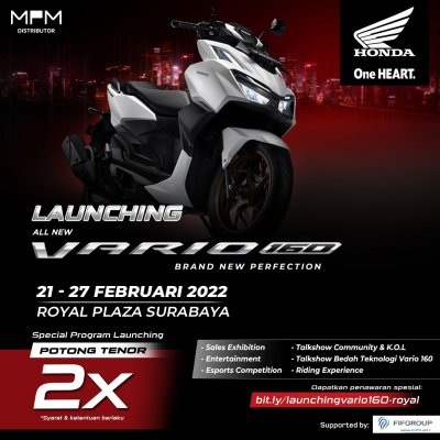 All New Honda Vario 160 : MENJAWAB PENASARAN KONSUMEN, SEREMPAK DILAUNCHING DI SURABAYA &amp; MALANG