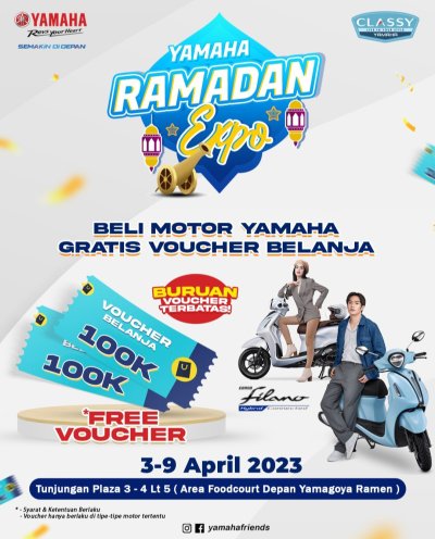 SIAP SAMBUT HARI RAYA, YAMAHA STSJ  GELAR YAMAHA RAMADHAN EXPO