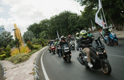 Yamaha N MAX Tour Boemi Nusantara : MENGUJI AERODINAMISNYA N MAX TURBO DI PESISIR SITUBONDO