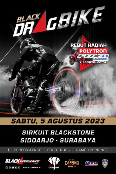 BLACK DRAG BIKE 2023, PINDAH LOKASI KE SIRKUIT BLACKSTONE SIDOARJO