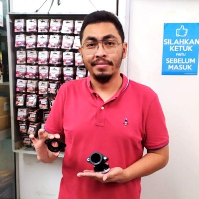 Muhamad Zulfikar. Kembali meramaikan option part racing bolt on &amp; salah satunya intake manifold puntir.