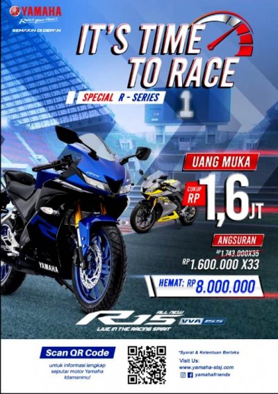 BELI SPORT CANGGIH YAMAHA R15 VVA, DAPATKAN PROMO SPESIAL