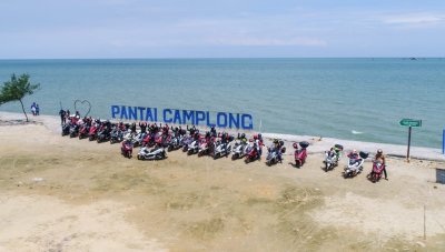 Kopdargab Honda PCX Jatim : TOURING MENUJU PANTAI CAMPLONG SAMPANG &amp; GELAR AKSI SOSIAL