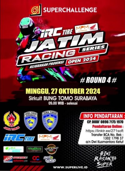 Preview - Superchallenge IRC MPM Kejurprov Jatim Road Race 2024, Seri 4 : BERADU SIASAT HADAPI LAGA MUSIM PANAS !