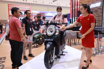 Model Terbaru Honda Scoopy Jadi Favorit Pengunjung IMOS+ 2023