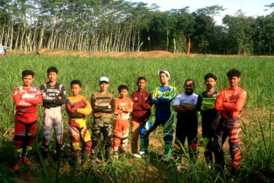 Nugroho Motocross Training, Kediri. Terus berinovasi maksimalkan skema pelatihan.