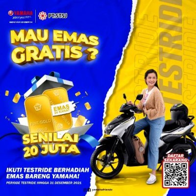 SEGERA MERAPAT KE DEALER YAMAHA, TEST RIDE GEAR 125 BISA BAWA PULANG EMAS