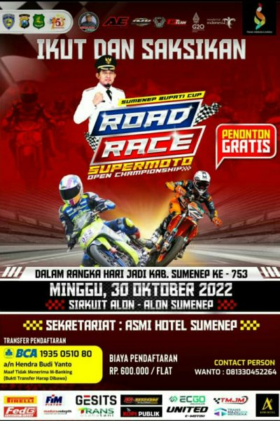 Preview - Sumenep Bupati Cup Road Race &amp; Supermoto Openchampionship 2022 : SIAP DIBUAT HISTERIS PENAMPILAN RIDER YOUNG GUNS