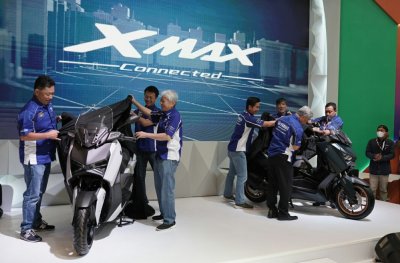 Pembukaan IMOS 2022 : YAMAHA LUNCURKAN ALL NEW XMAX CONNECTED