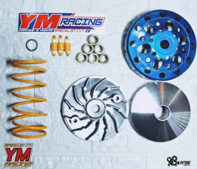 YM RACING Specialist CVT : PRODUK ASPIRATIF &amp; INOVATIF SIAP MENGAWAL PERJALANAN MATIC RACE