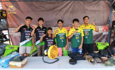 RAFFI G TANGKA MELENGKAPI FORMASI TRISULA TEAM 76 MX HARIMAU SUMATERA