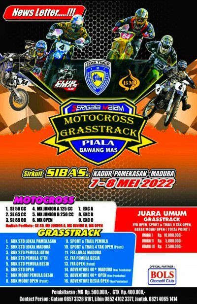 Preview - Serigala Malam Motocross &amp; Grasstrack Openchampionship 2022, Pameksan : MEMPEREBUTKAN PIALA BAWANG MAS &amp; FIX AKAN DIJUBELI MX - GTX TEAM NASIONAL