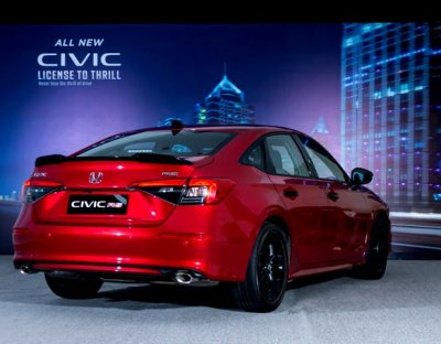 All New Honda Civic : PERTEGAS SEBAGAI SEDAN SPORTY BERTEKNOLOGI TINGGI, TAMPIL DENGAN EMBLEM RS &amp; FITUR CANGGIH