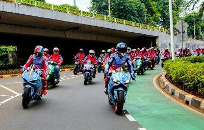 Federal Oil Ajak Tim Gresini Racing MotoGP Jumpa Fans, Keliling Kota Jakarta Melalui Acara Jakarta - Meet &amp; Ride 2023