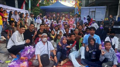 YAMAHA STSJ BERIKAN DONASI DI HARI RAYA ANAK YATIM