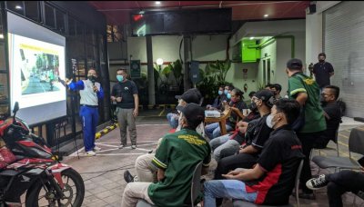 Komunitas FSI Jatim Ramaikan Anniversary 18th di MPM Riders Café Surabaya